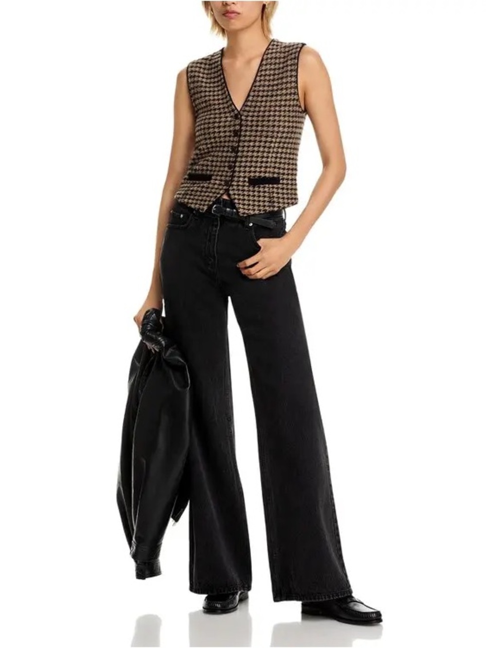 Houndstooth Tailored vest